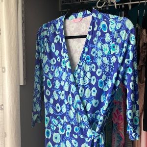 Lilly Pulitzer wrap Dress